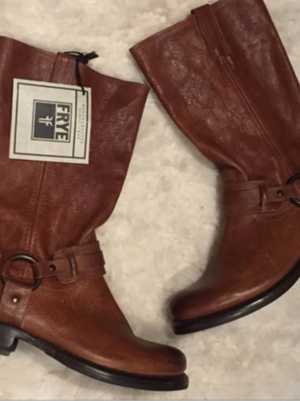 Frye Jenna Belted Harness Leather Boots